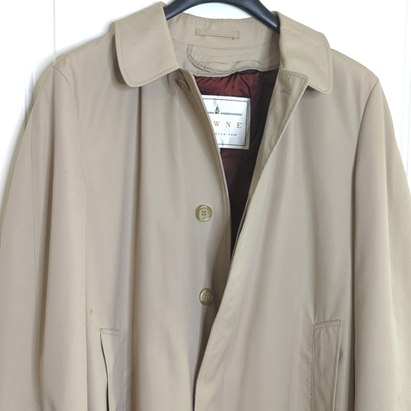 TOWNE Collection by London Fog Vintage Over Coat Removable Sherpa Lining 42 R - Picture 3 of 14